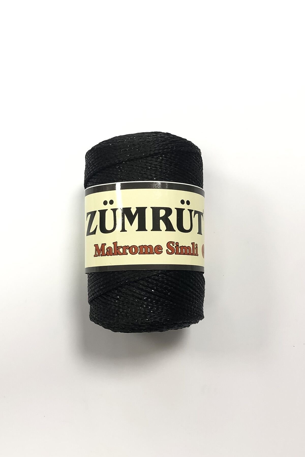 ZÜMRÜT 100GR MAKROME İP 4 MM SİYAH SİMLİ