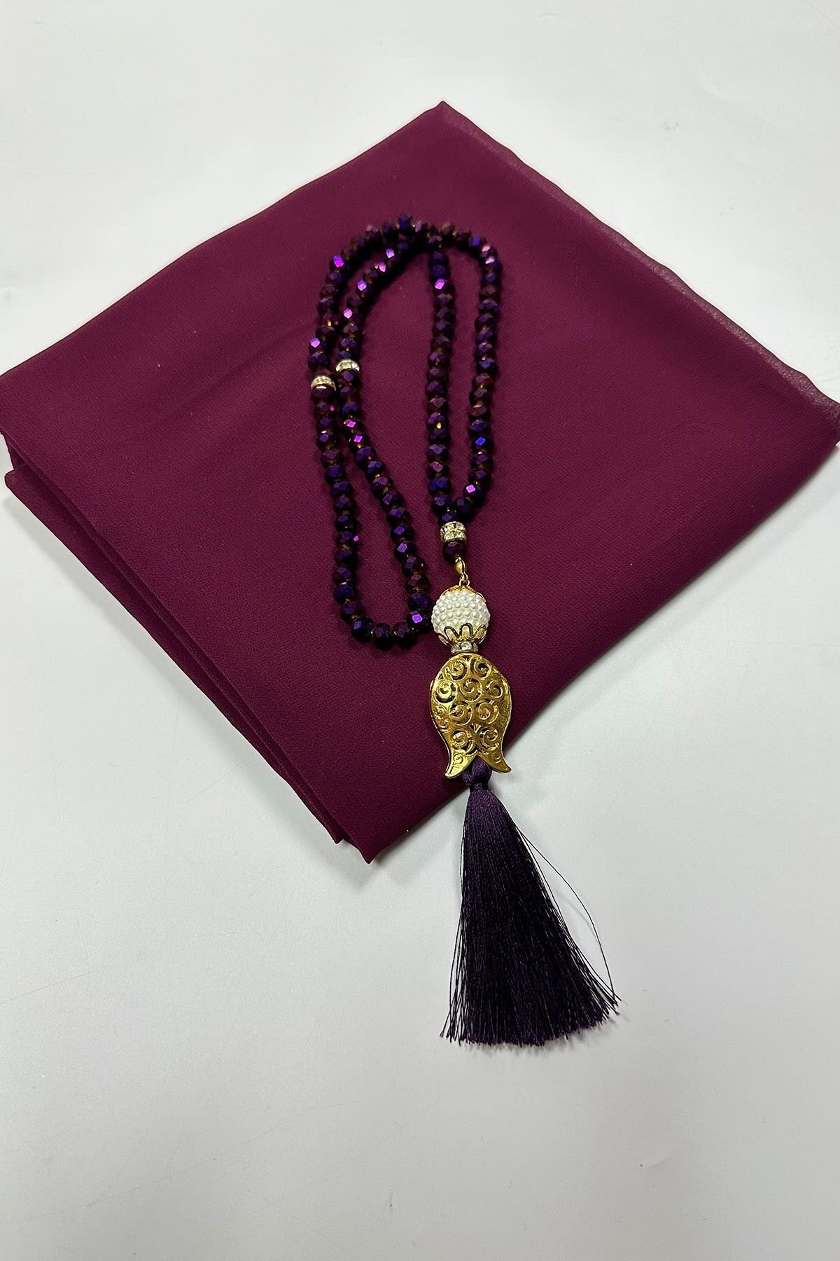 NAMAZ BAŞÖRTÜSÜ VE TESBİH SET