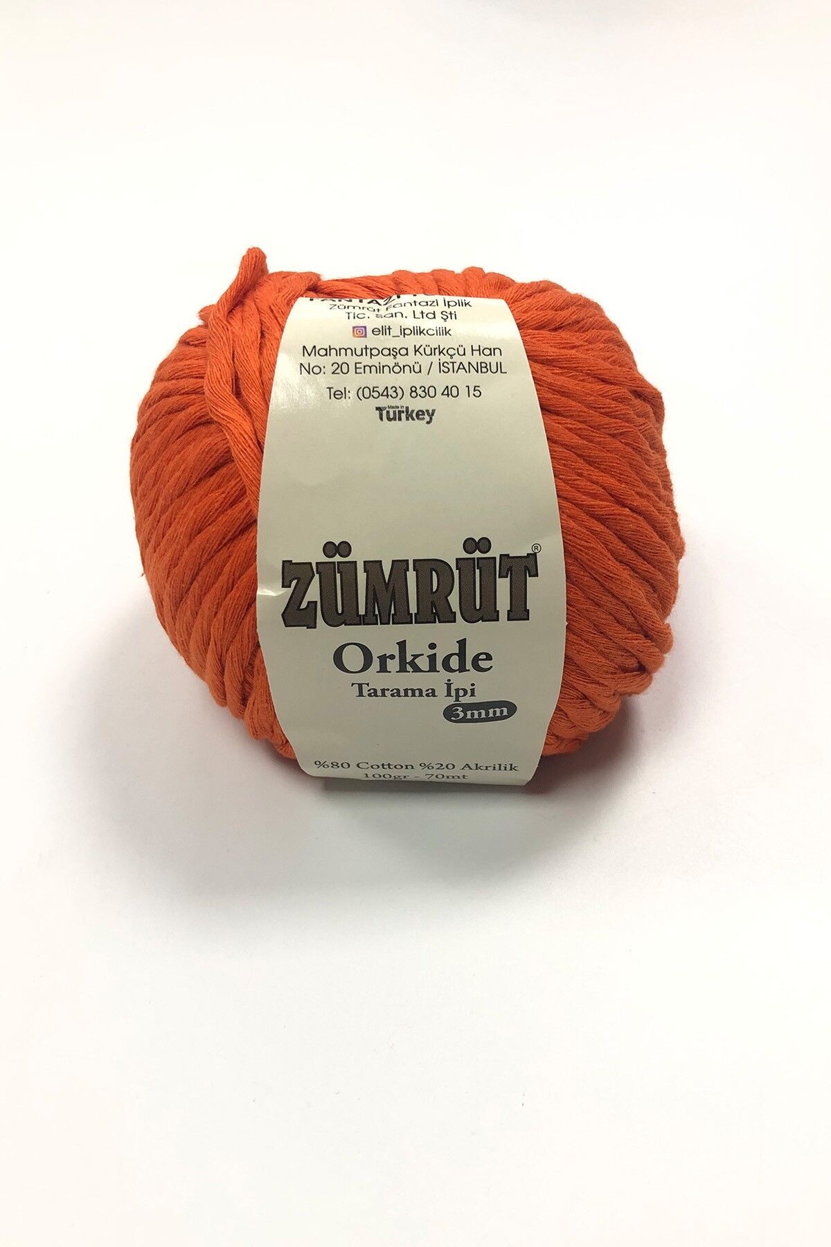 ZÜMRÜT MACROME TARAMA İPİ 3MM