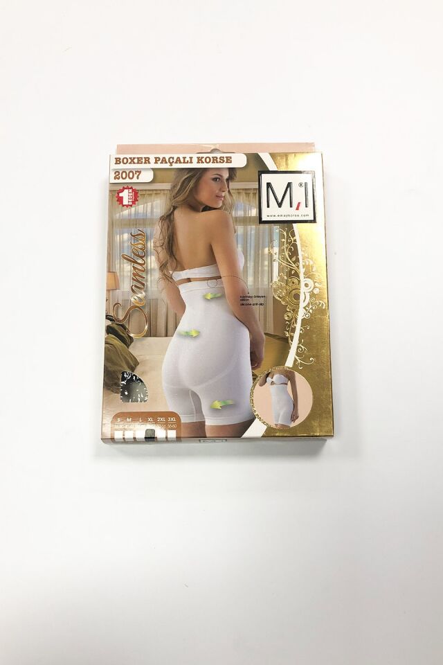 M I UZUN PAÇALI SİLİKONLU KORSE 2007