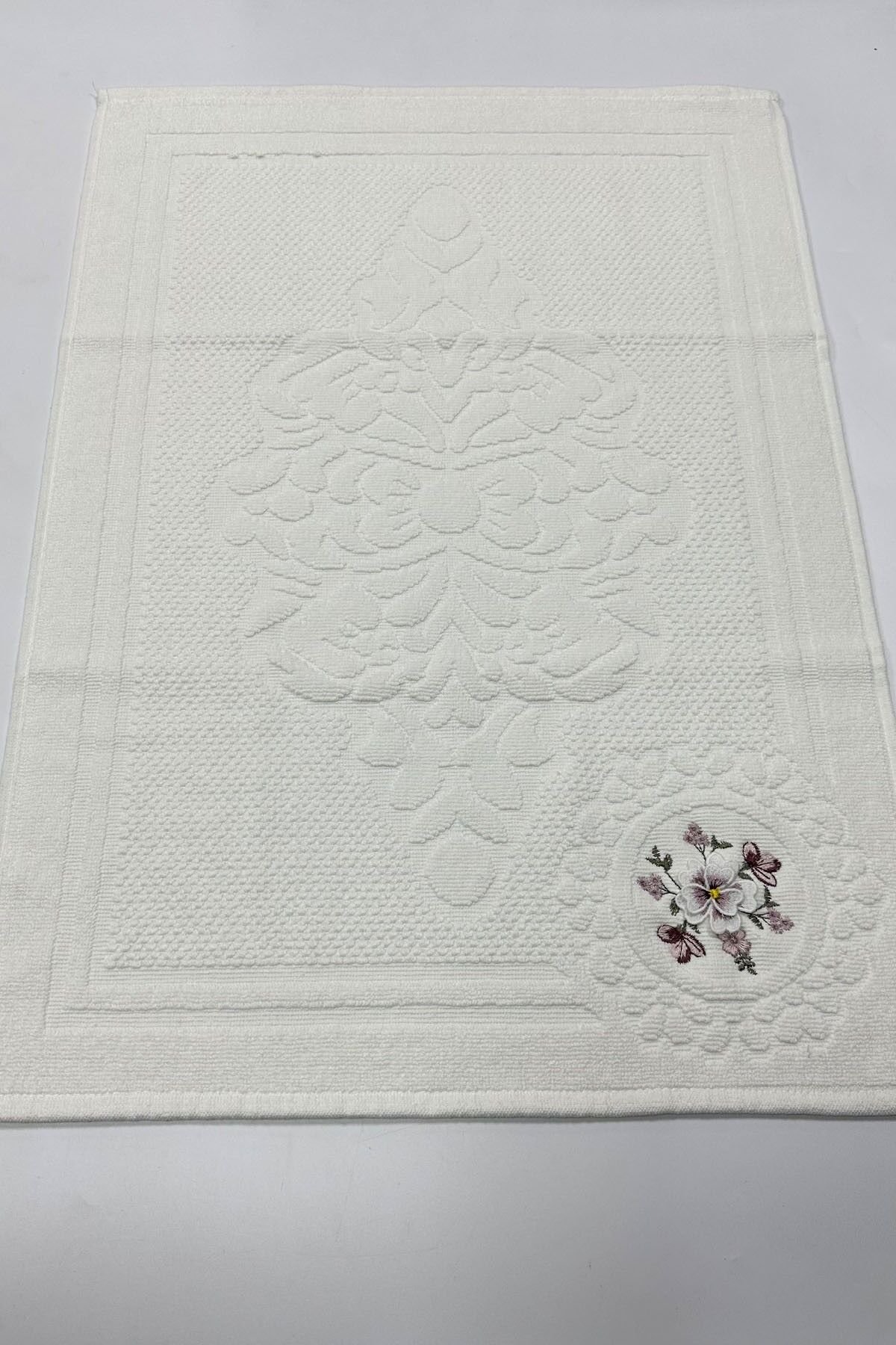 70x50 cm Kaymaz Banyo Paspası | Su Emici | Hobi Yıldız