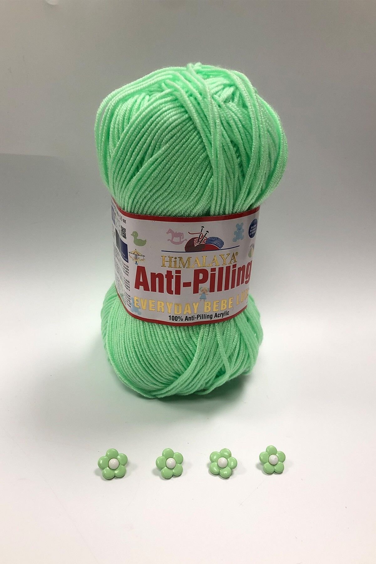 EVERDAY BEBE LUX ANTİ-PİLLİNG 100GR BEBE İPİ DÜĞME SET