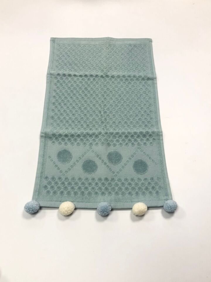 KADİFE PONPONLU 30X50 HAVLU