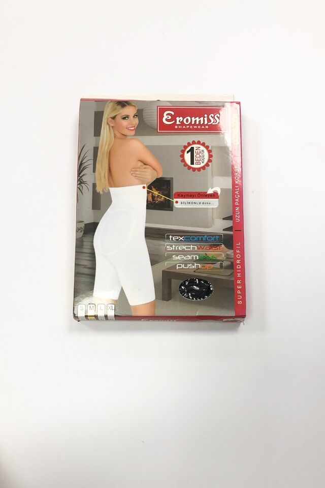 EROMİSS UZUN PAÇALI SİLİKONLU KORSE