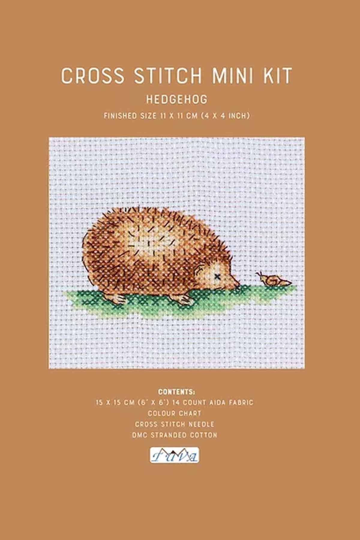 KANAVİÇE KİTİ GROSS STITCH MINI KIT / HEDGEHOG