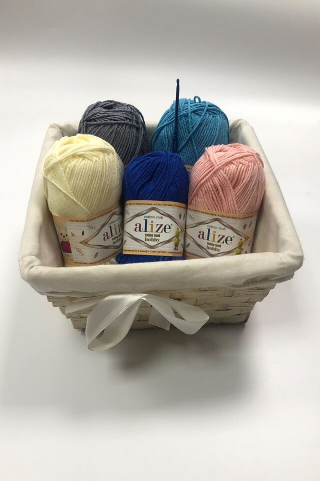 ALİZE COTTON GOLD HOBBY İP VE TIĞ SETİ