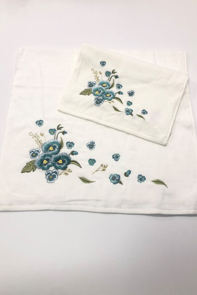 GONCA 3D NAKIŞLI 50X90 VE 30X50 HAVLU