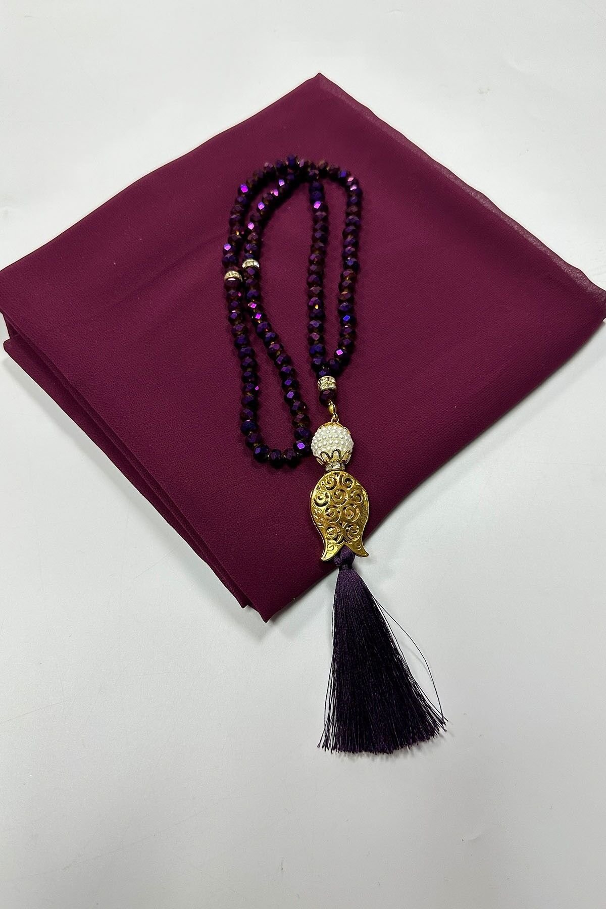 NAMAZ BAŞÖRTÜSÜ VE TESBİH SET