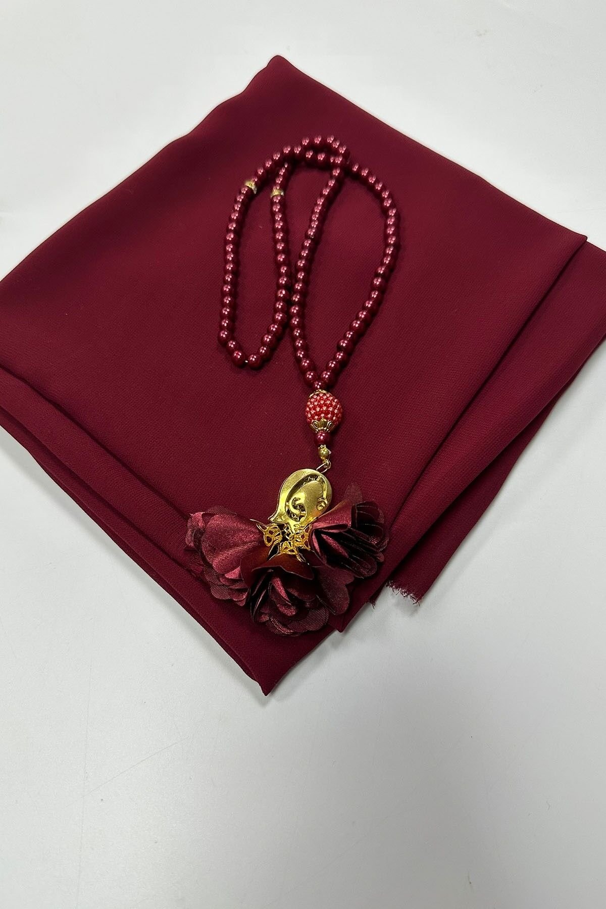 NAMAZ BAŞÖRTÜSÜ VE TESBİH SET