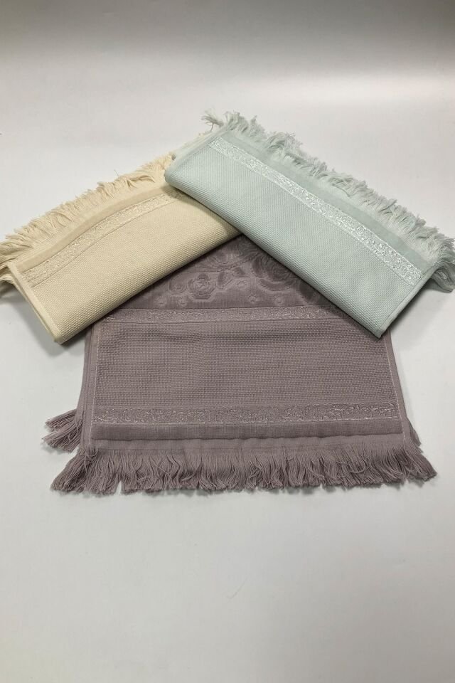 PÜSKÜLLÜ ETAMİN HAVLU 30X50 ( 3 LÜ )