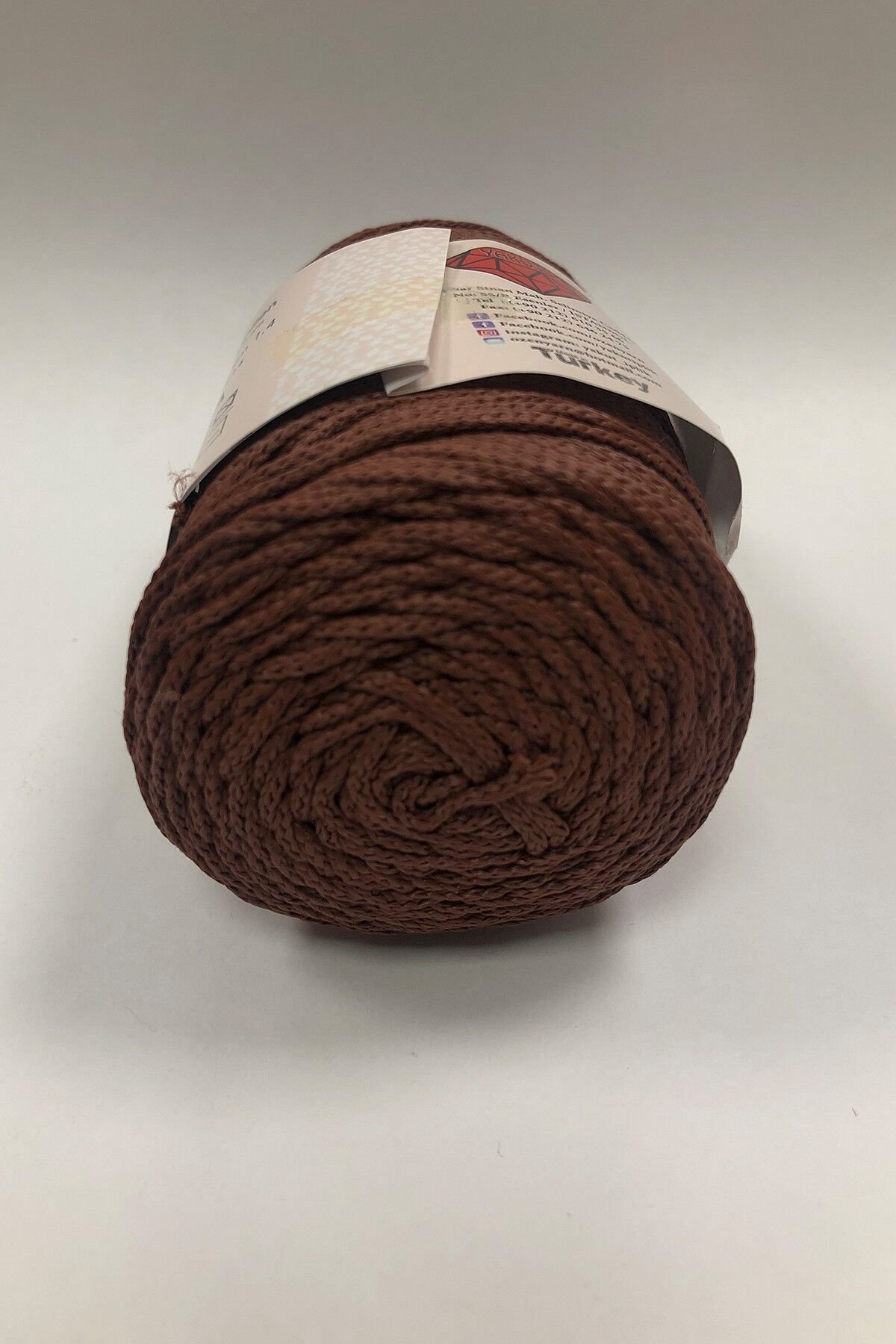 YAKUT 100GR KAHVE 3 MM MACRAMA İP