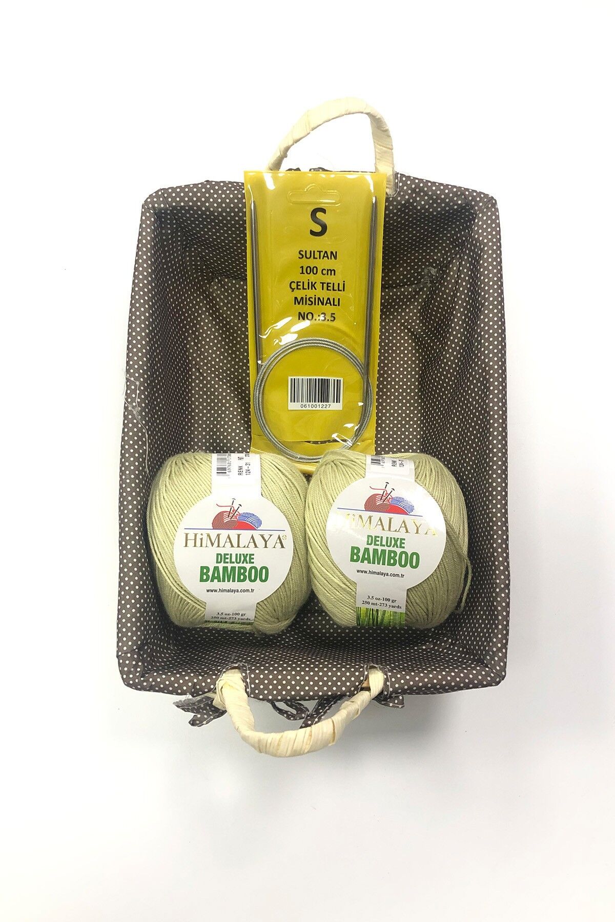 HİMALAYA DELUXE BAMBOO İP VE MİSİNALI ŞİŞ SETİ