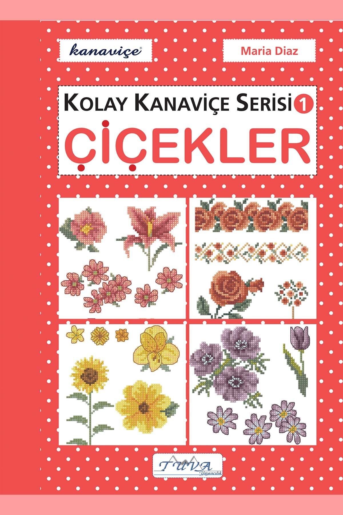 TUVA ETAMİN KOLAY KANAVİÇE ÇİÇEKLER MODEL KİTABI