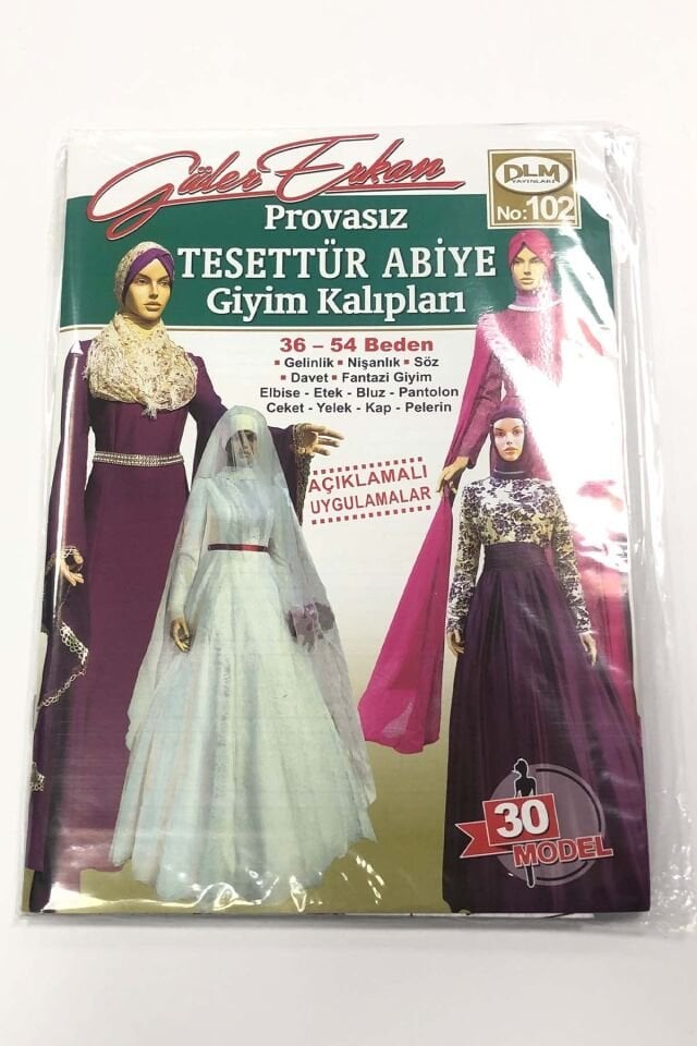 GÜLER ERKAN PROVASIZ GİYİM KALIPLARI DERGİ N0 102