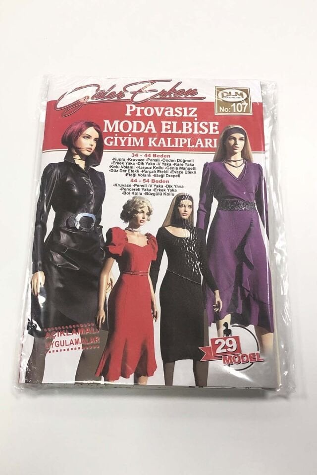 GÜLER ERKAN PROVASIZ GİYİM KALIPLARI N0 107