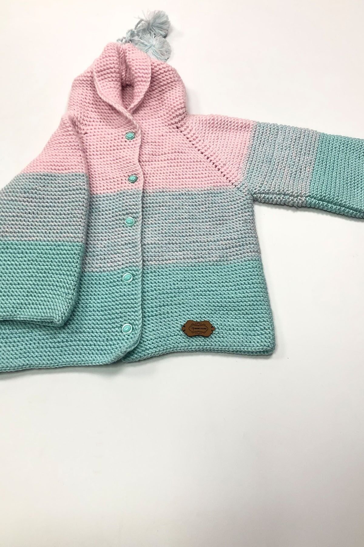ÇOCUK ÖRGÜ HIRKA ( HANDMADE )