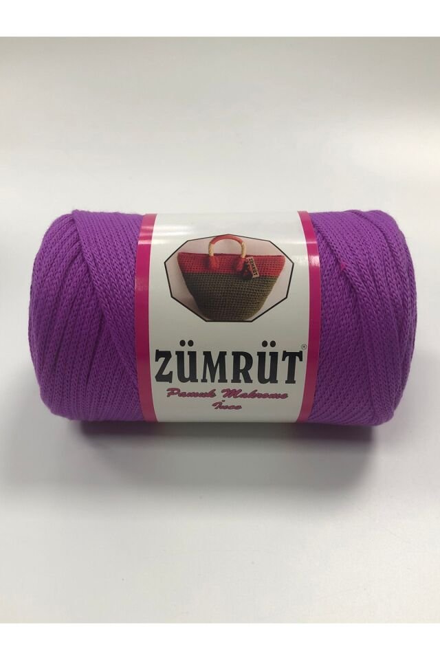 ZÜMRÜT PAMUKLU MAKROME İNCE 250 GR