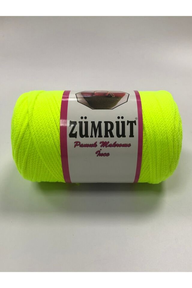 ZÜMRÜT PAMUKLU MAKROME İNCE 250 GR