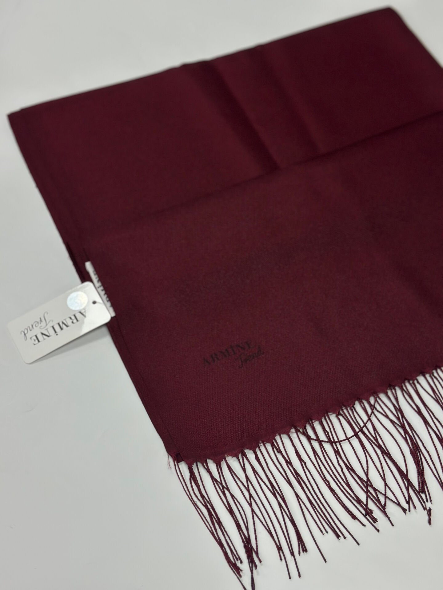 Armine Trend Nergis File Şal - Bordo
