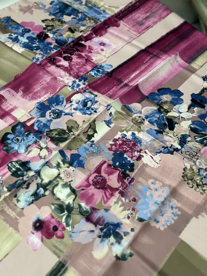 Armine Trend Renkli Eşarp - 90x90 cm