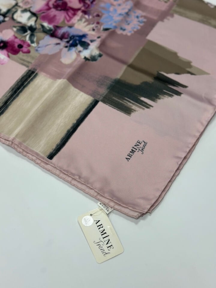 Armine Trend Renkli Eşarp - 90x90 cm