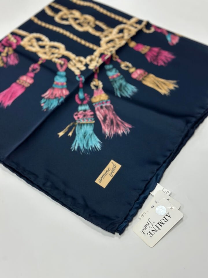 Armine Trend Renkli Eşarp - 90x90 cm