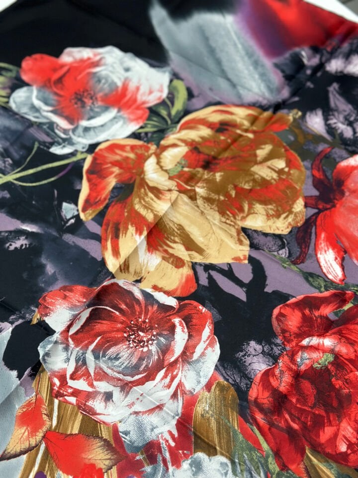 Armine Trend Renkli Eşarp - 90x90 cm