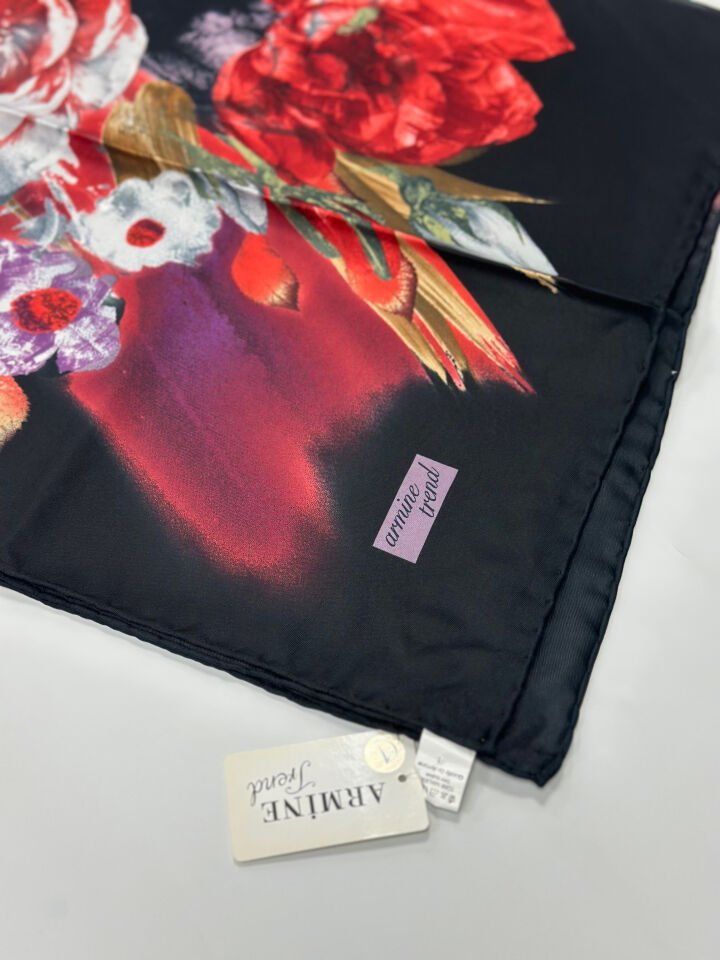 Armine Trend Renkli Eşarp - 90x90 cm