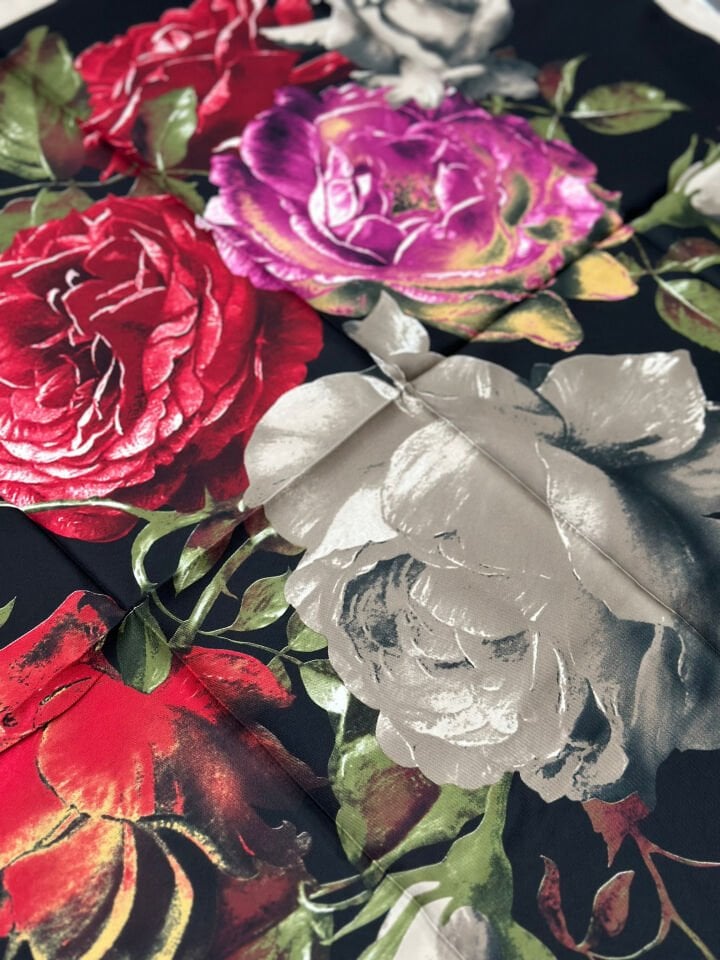 Armine Trend Renkli Eşarp - 90x90 cm