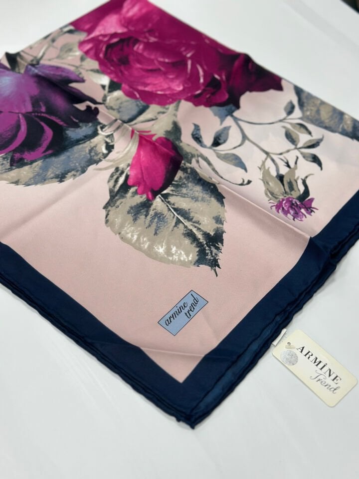 Armine Trend Renkli Eşarp - 90x90 cm