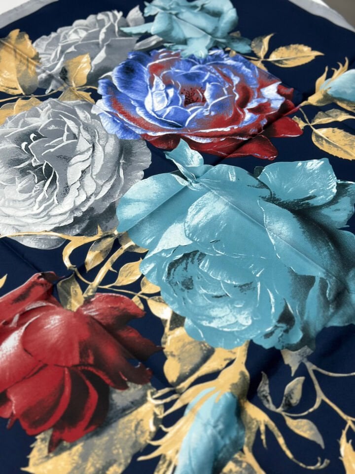 Armine Trend Renkli Eşarp - 90x90 cm