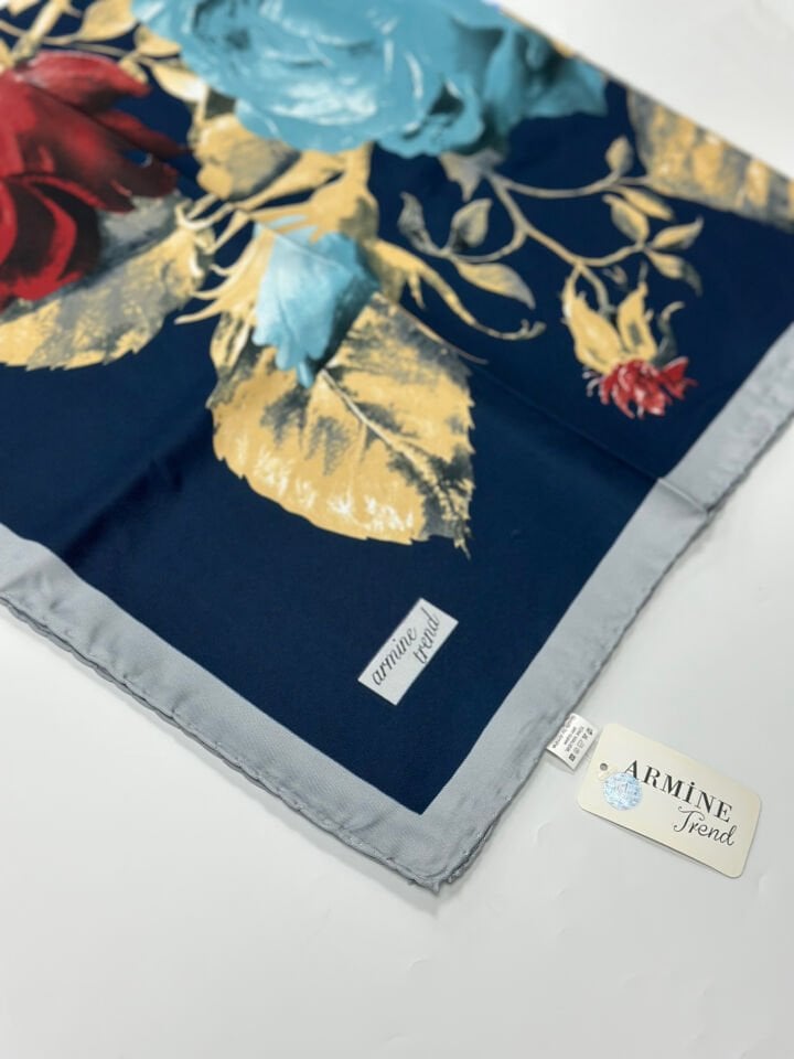Armine Trend Renkli Eşarp - 90x90 cm