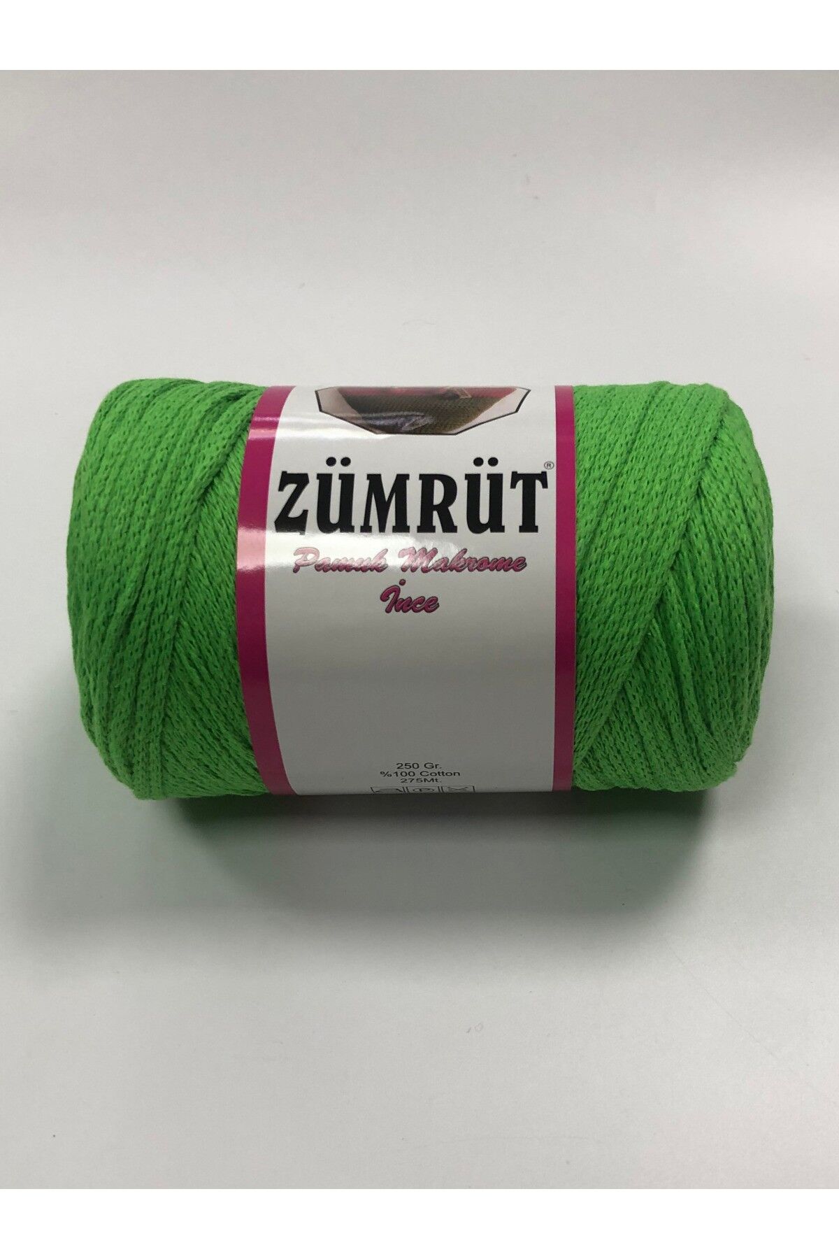 ZÜMRÜT PAMUKLU MAKROME İNCE 250 GR