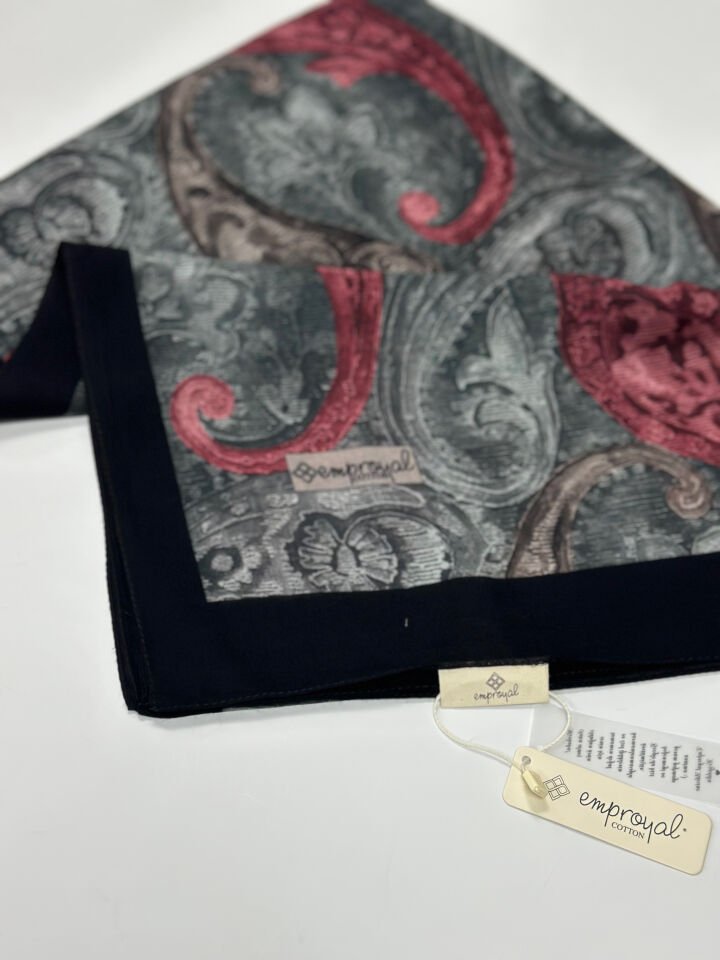 Emproyal Cotton Baskılı Şal | Doğal Pamuk