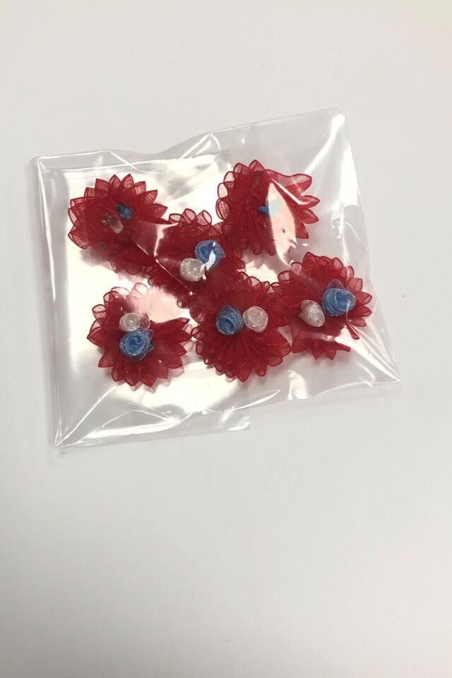 SÜSLEME ÇİÇEK 6 LI