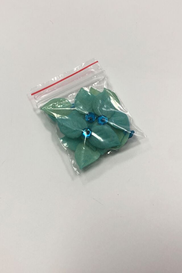 SÜSLEME YAPRAK ÇİÇEK 10 LU