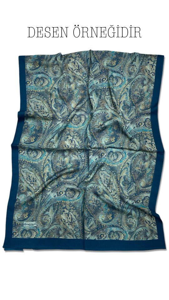 Emproyal Cotton Baskılı Şal | Doğal Pamuk