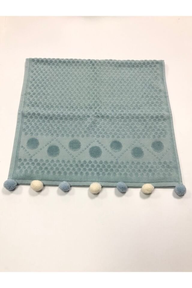 KADİFE PONPONLU 50X90 HAVLU