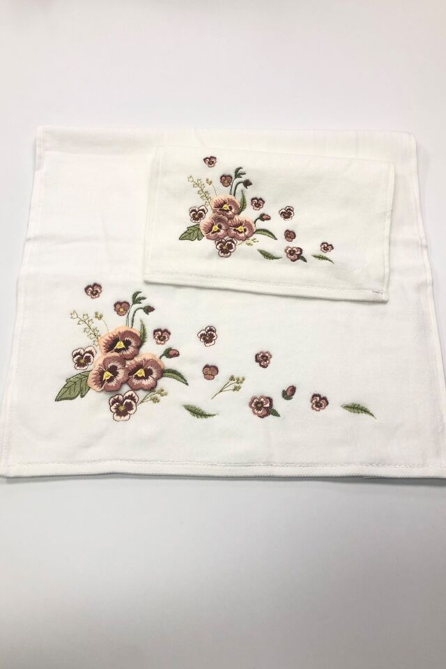 GONCA 3D NAKIŞLI 50X90 VE 30X50 HAVLU
